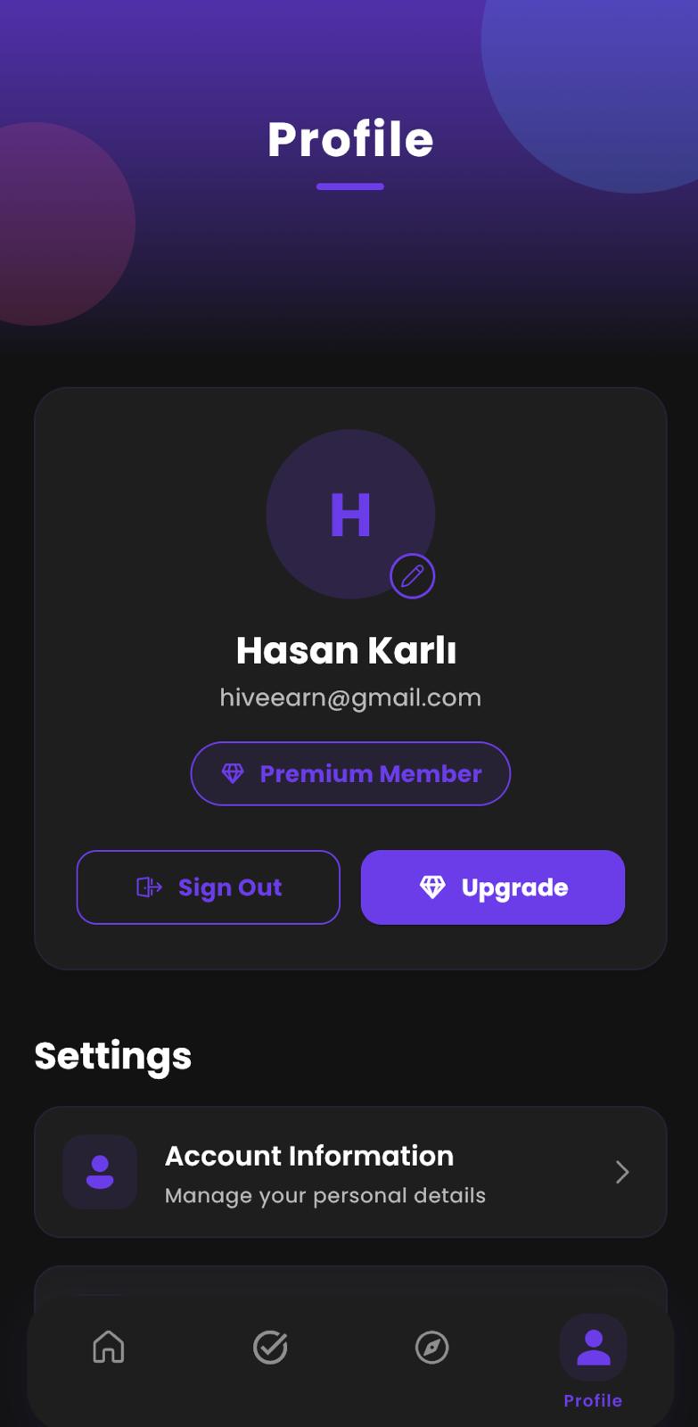 Hive Earn App Screenshot 5